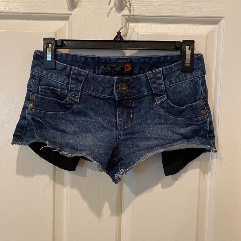 G by Guess blue denim shorts